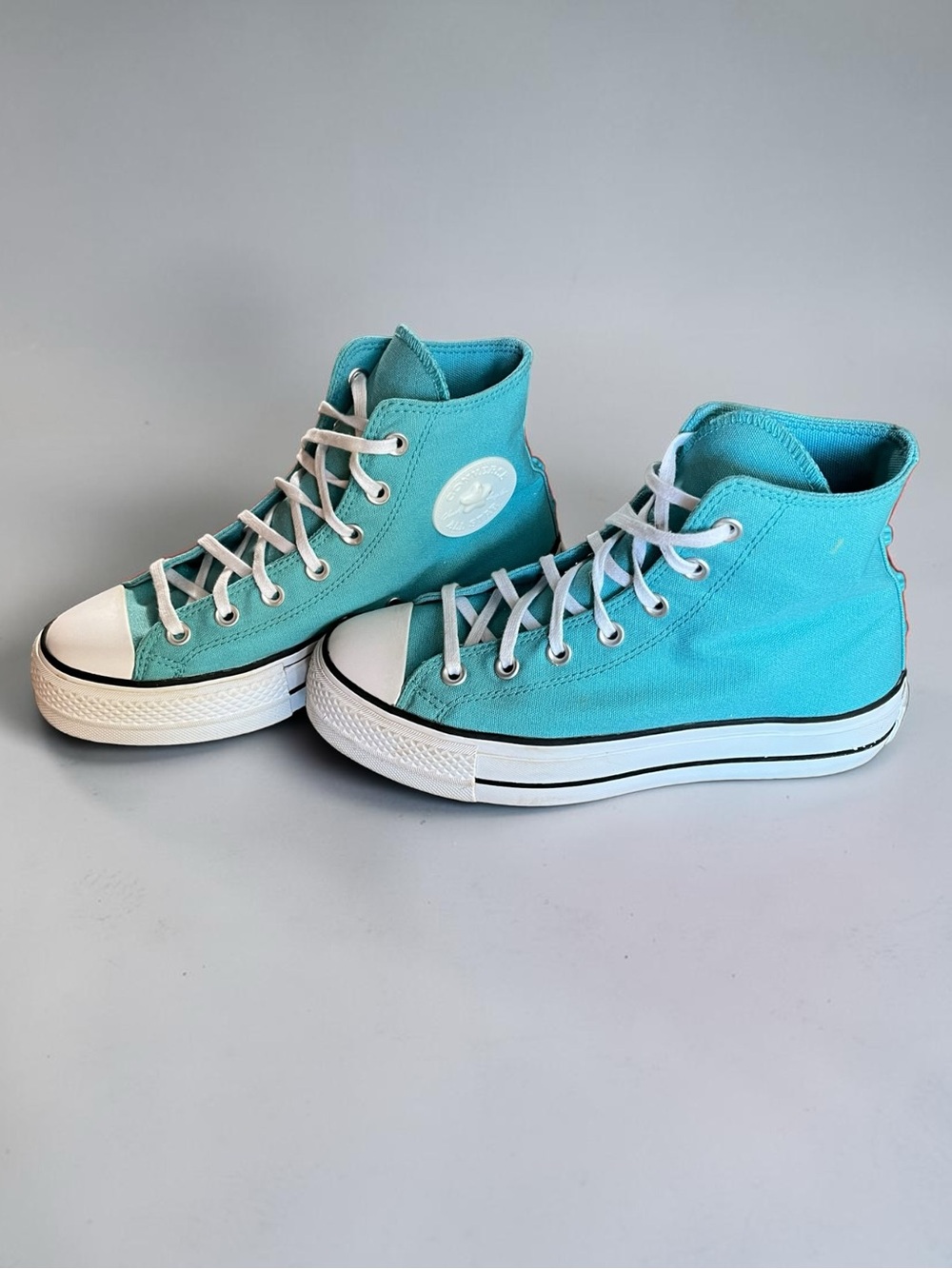 Converse Chuck Taylor All Star Lift Platform Stars Ocean Drip Size 8 - Picture 10 of 11